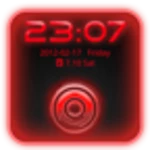 go locker theme red tech android application logo